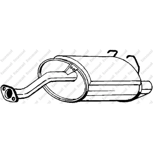 Ausverkauf Bosal Endschalldämpfer - 163-725