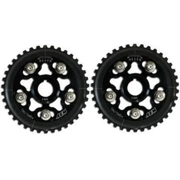 AEM Electronics Nockenwellenräder verstellbar - Schwarz - AEM-23-801BK Begrenztes Angebot