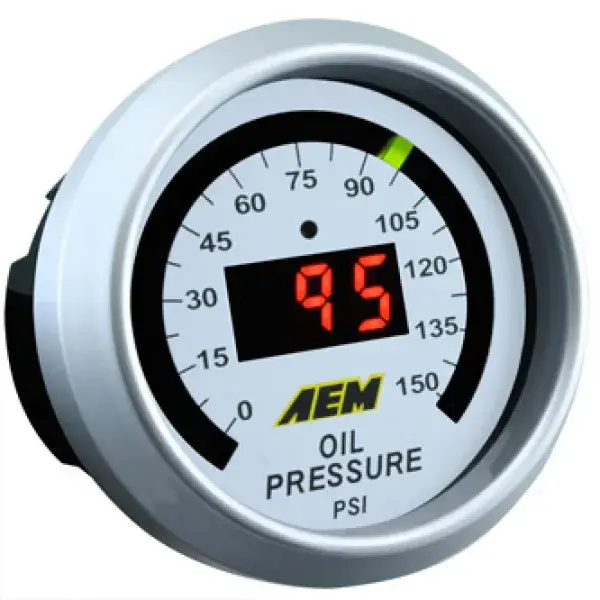 Echt AEM Electronics Öl / Kraftstoffdruckanzeige (0-150psi) - AEM-30-4407