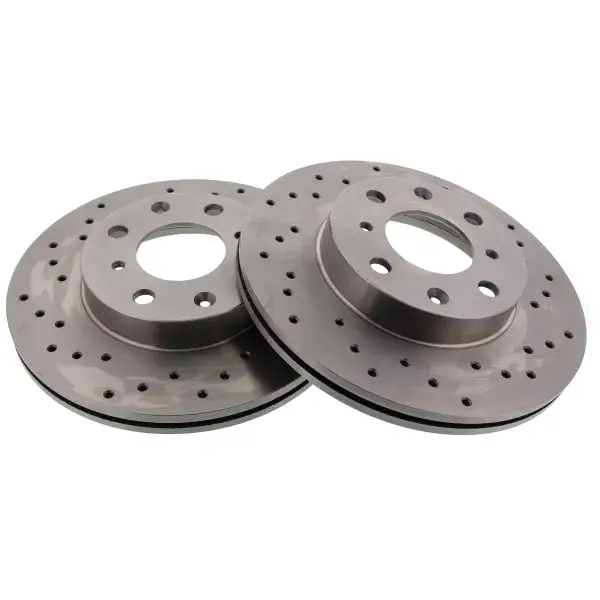 Brakemax Bremsscheiben vorne (242mm / 4x100) - Gelocht - BM-5650 Kracherpreis