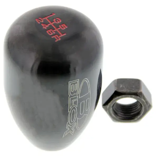 Highlight BLOX Racing Schaltknauf Type-R "Original" (6 Gang) - Grau (Gunmetal) M12x1.25 - BXAC-00210-6