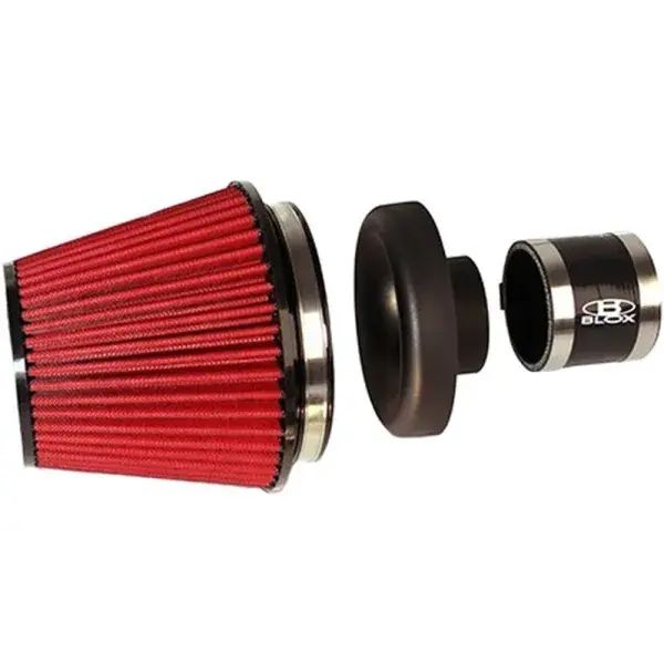 BLOX Racing Performance Luftfilter-Kit - Ø89mm/3.50‘‘ - Schwarz - BXIM-00311-BK Preis Gesenkt
