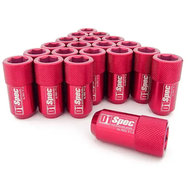 D1 Spec Rad Muttern Inbus konisch - Rot - D1S-051A Billig