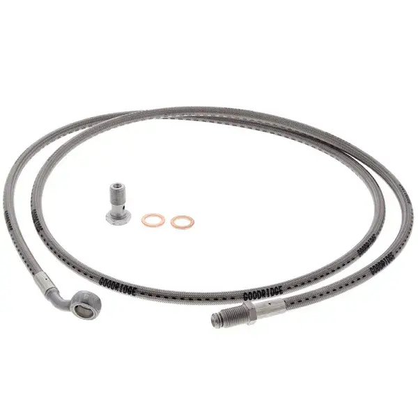 Goodridge Kupplung Leitung - Silber - GO-15076-C1-CL Sonderaktion