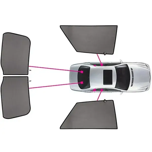 Ausverkauf Privacy Shades Sonnenschutz ab der B-Säule - HON-CIVI-4-B