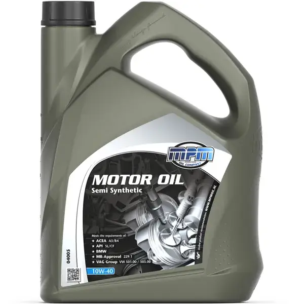 MPM Oil Motoröl 10W40 Semi Synthetic - 5 Liter - MPM-04005 Neu