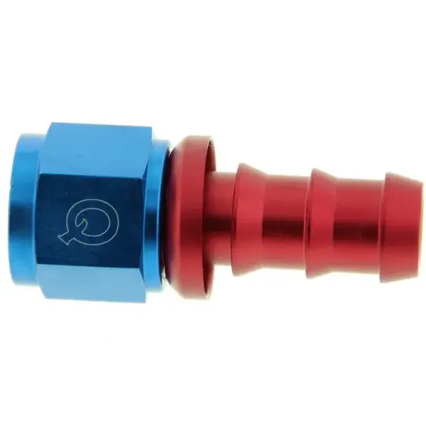 Zertifiziert QSP Schlauchanschluss gerade push-on 10HE-10AN(F) - Rot/blau - QG536-0010