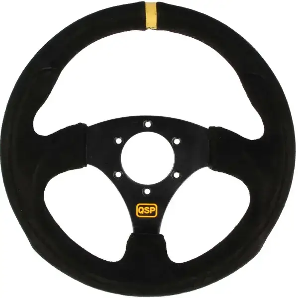 QSP Sportlenkrad 300mm/flach (Wildleder) - Schwarz - QS.S300Z3 Sale