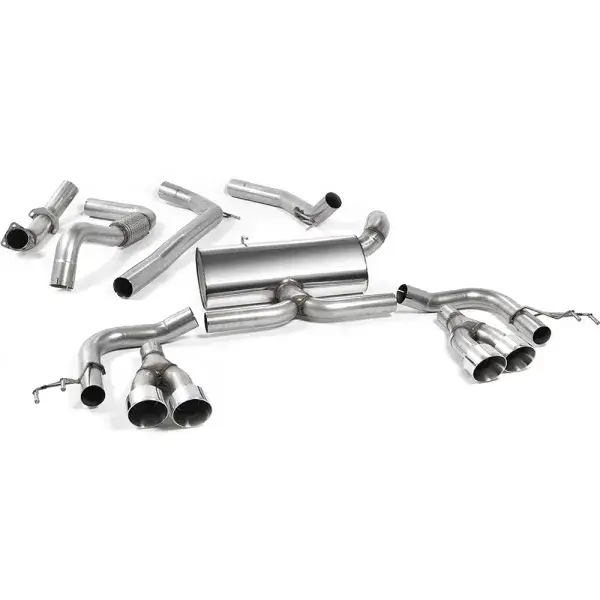 Preisreduziert Milltek Sport Cat-Back Auspuffanlage 3‘‘ Race Polierte Endrohren - SSXHO225