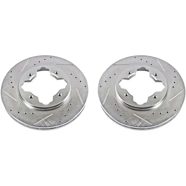 Power Stop Bremsscheiben vorne (262mm / 4x114.3) - Evolution Gelocht+Geschlitzt - JBR-524XPR Sichere Zahlung