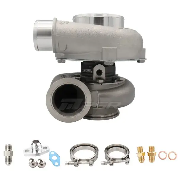 Kracherpreis Pulsar Turbo Systems 3076 GEN2 750HP Kugellager-Turbo - T51R Mod - .82 Edelstahl Dual V-Band - 102130133