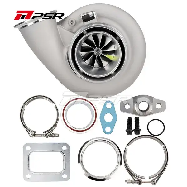 Pulsar Turbo Systems 6255G Dual Ball Bearing Turbo - Forward Rotation - Standard - T4 0.82A/R V-Band - 102152606 Online Kaufen