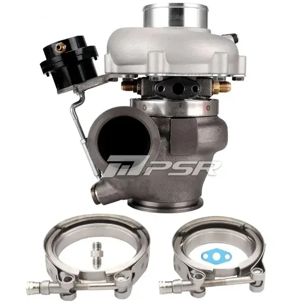 Pulsar Turbo Systems 5455G 660HP Dual Ball Bearing Turbo - Forward Rotation - Standard .7A/R 3 inch - .92 Dual V-Band IWG - 102152658 Letzte Chance