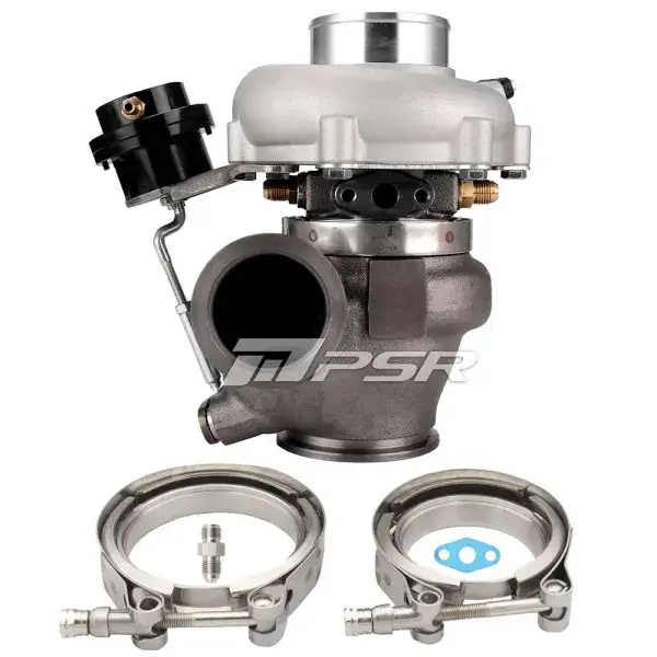 Super-Preis Pulsar Turbo Systems 5449G 660HP Dual Ball Bearing Turbo - Forward Rotation - Standard - .92 Dual V-Band IWG - 102125120