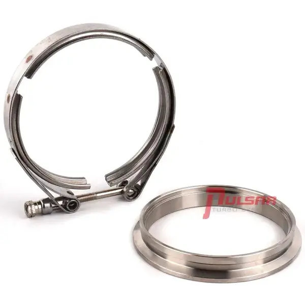Pulsar Turbo Systems 400 T4 Turbo 4 Zoll Edelstahl Flansch Klemmsatz - 164378101 Zertifiziert