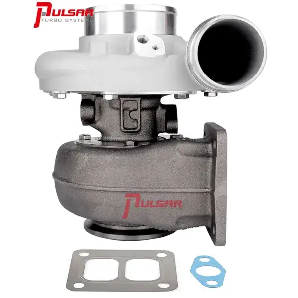 Pulsar Turbo Systems S369 950HP GEN2 Journal Bearing Turbo - Standard - 80x73mm - T4 Divided .91 V-Band - 100130002 Finale Aktion