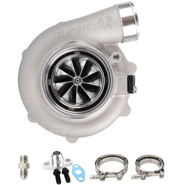 Pulsar Turbo Systems 6262G 900HP Kugellager-Turbo - Standard .72 2inch Auslass - T4 Divided .85 V-Band - 102152732 Neu