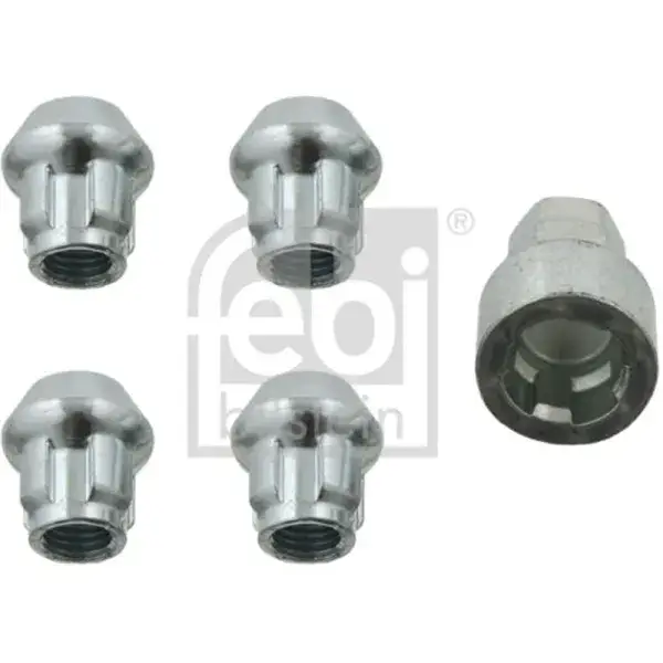 Neue Kollektion Febi Radsicherungen konisch - Chrom - 27057