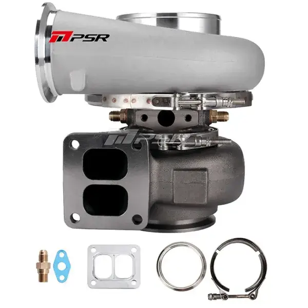 Pulsar Turbo Systems 7982G 1500HP Curved Point Mill Comp. Wh. Dual Ball Bearing Turbo - Standard - T4 Divided 1.44 V-Band - 102245226 Saisonangebot