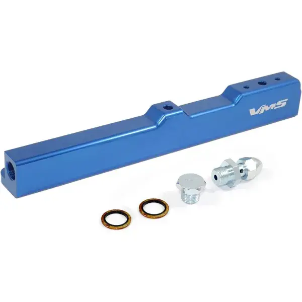 Top-Angebot VMS Racing Großvolumige Kraftstoff Rail - Blau - FR002BL