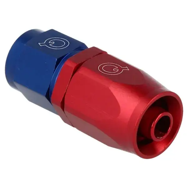 Schneller Versand QSP Schlauchadapter leicht gerade AN12 - Blau, Rot - QG136-0012