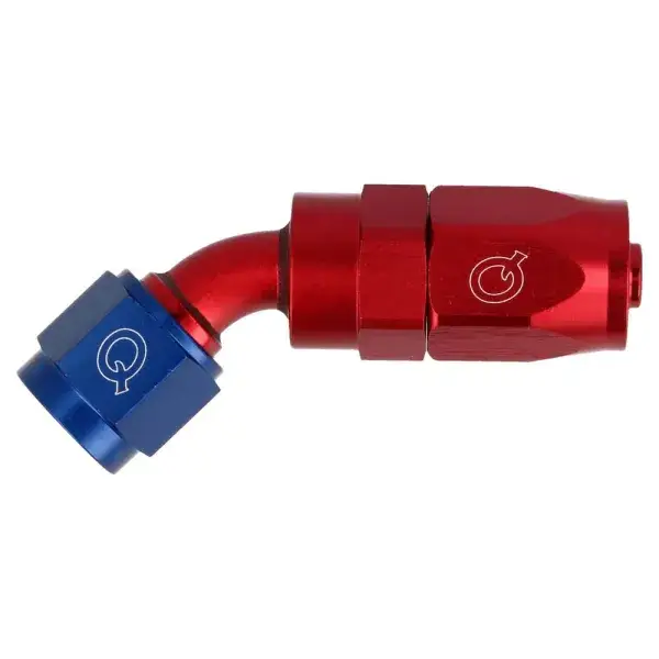 Online Kaufen QSP Schlauchadapter leicht 45° AN4 - Blau, Rot - QG136-4504