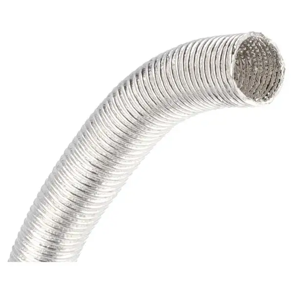 QSP Isolierschlauch Aluminium / Glasfaser - 2.5 m x 30 mm - Silber - QC3900-30 Ausverkauf