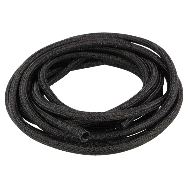 QSP Geflochtener Schutzschlauch - Selbstschließend - 6 mm - Schwarz - QC4006 Schnäppchen