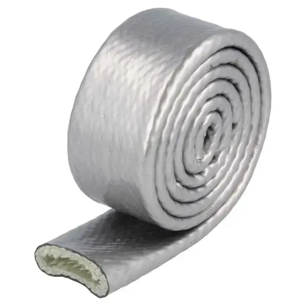 QSP Hitzebeständige Hülle - 1 m x 40 mm - Grau - QFIRE-40-GRY Geprüft