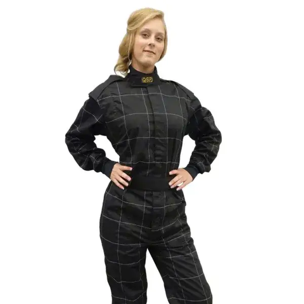 QSP Renn- / Kart-Overall - 56 - Schwarz - QSMEC-56-BLK Sale