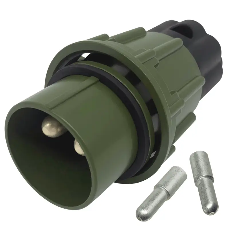 Knallerangebot 12V+24V 2-Pol Stecker Nato 35mm² mit Schraubverschluss
