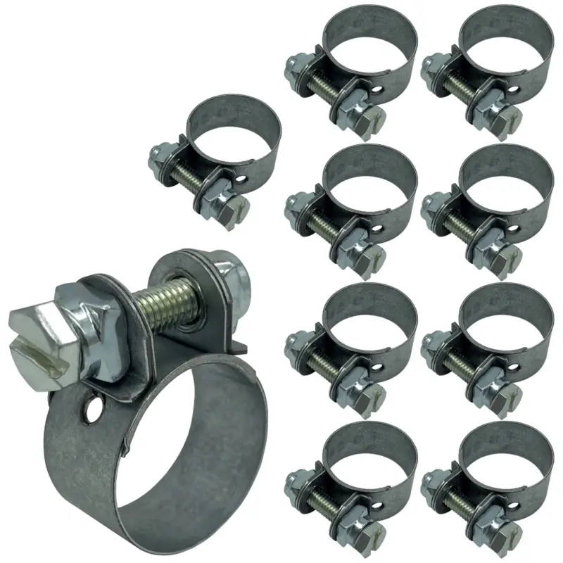 10x Schlauchschelle für Bremsschlauch 11x3,5 18mm Ø 12mm breit Sonderaktion