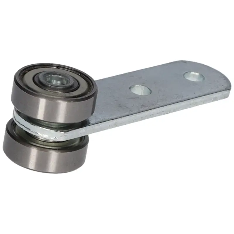 Aktuell Laufrolle Vorhangrolle 2 Rollen 19mm Ø 20x70mm verzinkt passend für Profil 45