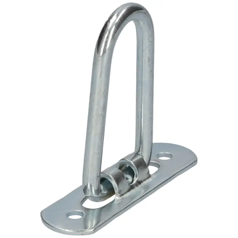 Kracherpreis Bügelkrampe klappbar 2 Loch verzinkt Innenhöhe 55mm für Rundöse 36/40mm und Ovalöse 42x22mm