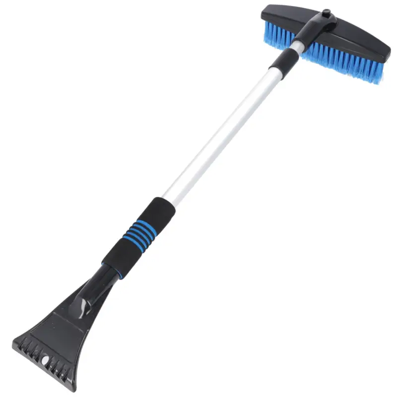 Eiskratzer mit Schneebesen Teleskopstab 86-122cm Neu Im Sortiment