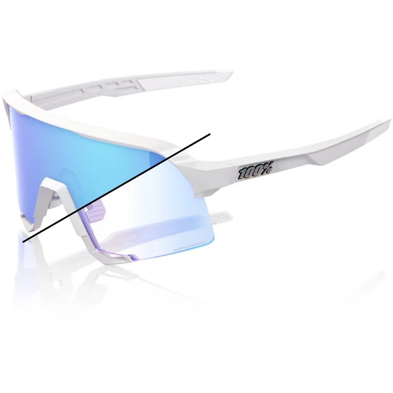 Markenware 100% S3 Photochromic Brille - Bastille - Blue Mirror