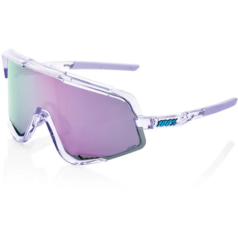 100% Glendale Brille - Polished Translucent Lavender - HiPER Lavender Mirror Clear Zertifiziert