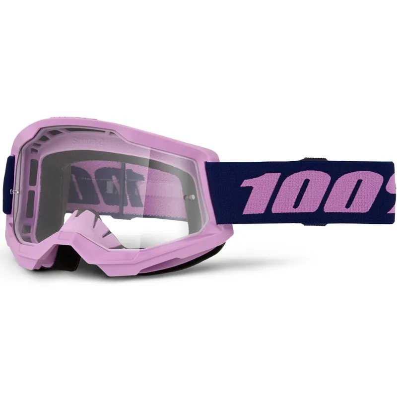 Bestpreis 100% Strata 2 Goggle - Purple - Clear