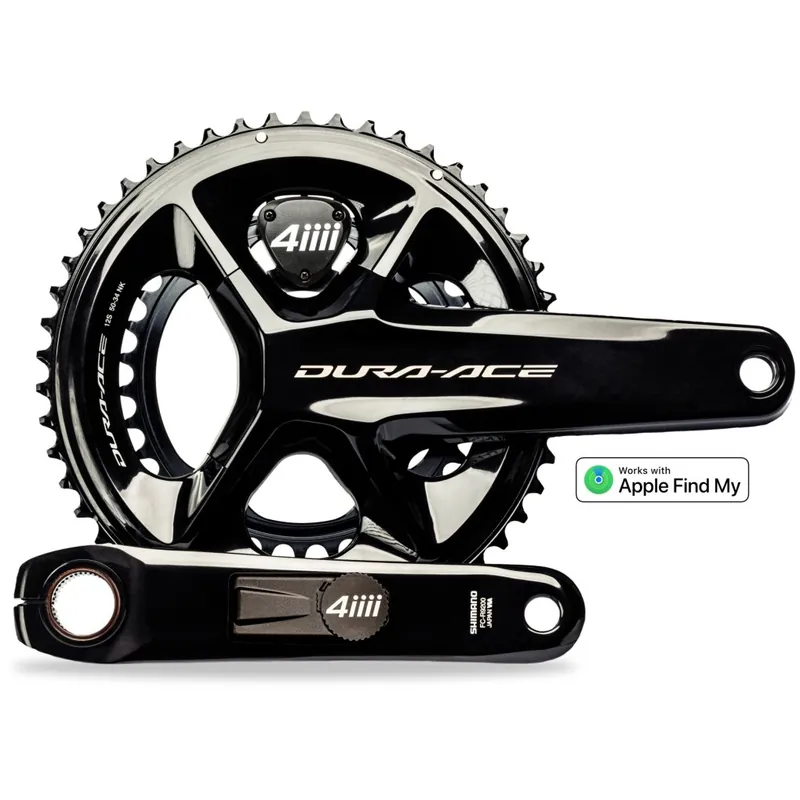 Neu Im Sortiment 4iiii Precision 3+ Pro Powermeter-Kurbelgarnitur - Ride Ready Dual Side - Shimano Dura Ace R9200