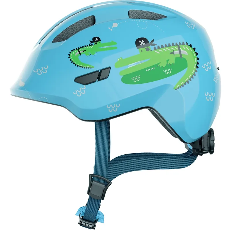 ABUS Smiley 3.0 Kinderhelm - blue croco Neue Kollektion