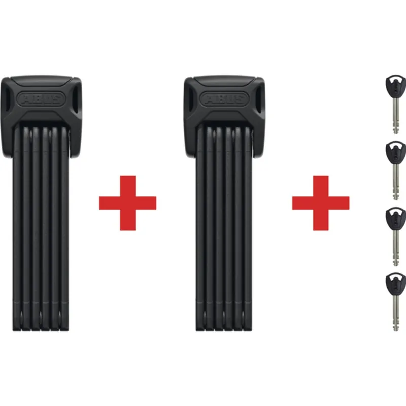 Online Kaufen ABUS Bordo 6000K - 90cm Faltschloss + Halterung Twinset - schwarz