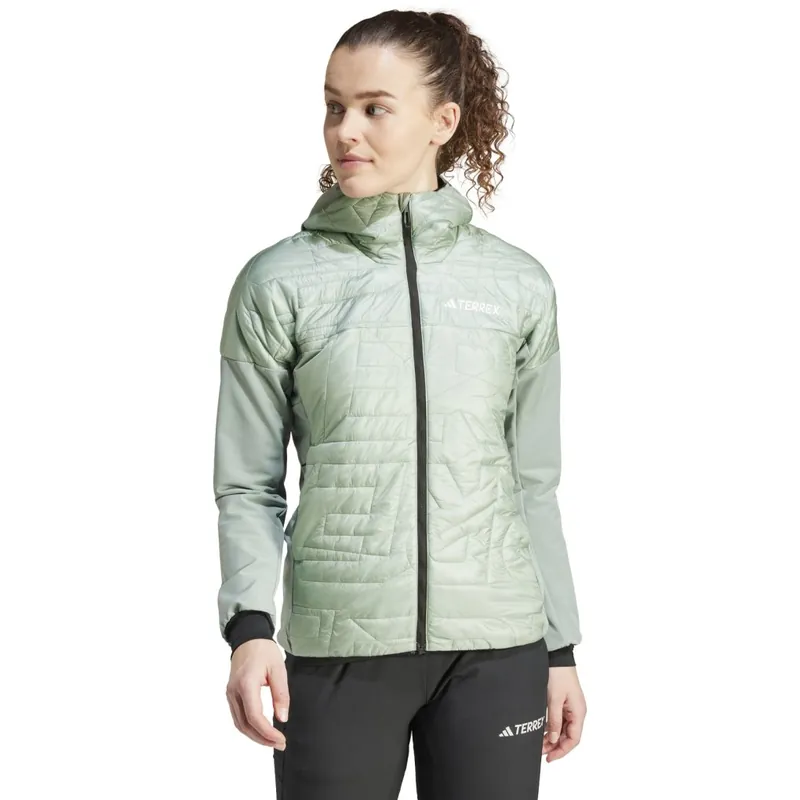 adidas TERREX Xperior Varilite Hybrid PrimaLoft Jacke Damen - silver green IP1469 Neuheit