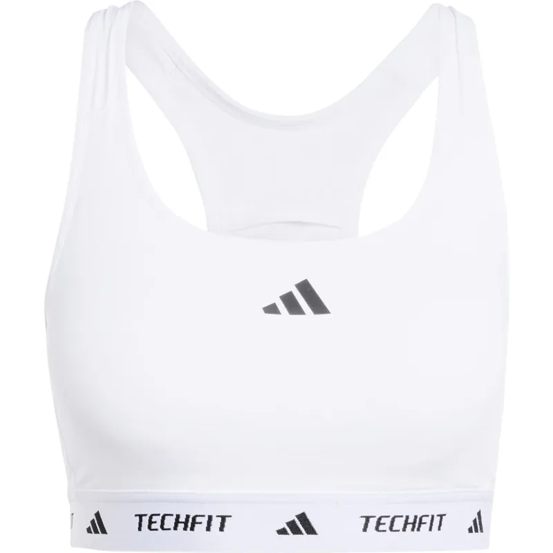 adidas Techfit Sport-BH mit Kompressionspassform Damen - weiß JG3961 Neu