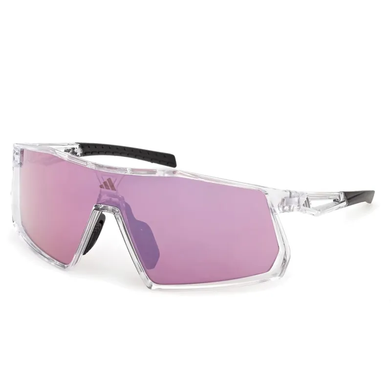 Geprüft adidas Kentro SP0123 Brille - Crystal / Contrast Mirror Violet