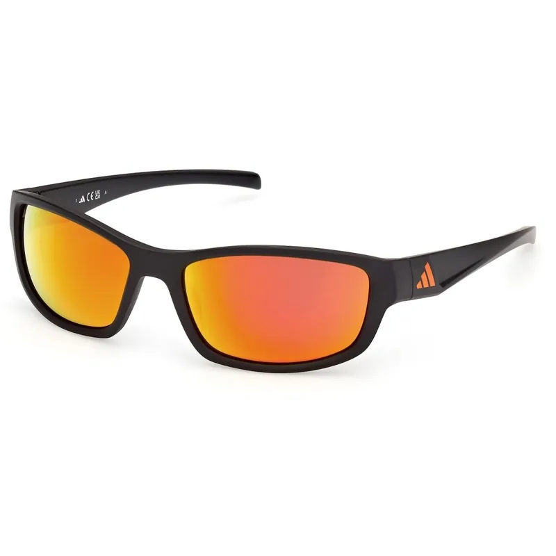 adidas Essentials ES0005 Brille - matte black / roviex mirror Letzte Chance