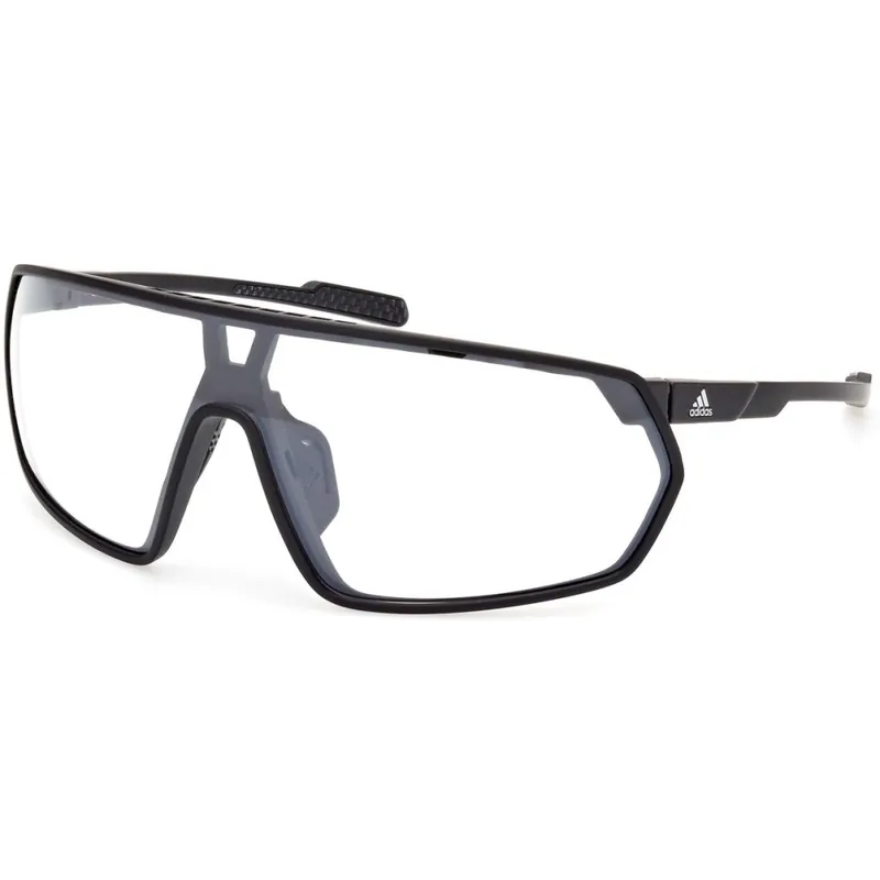 adidas Prfm Shield Wide SP0088 Sport Sonnenbrille - Matte Black / Photochromic Smoke Mirror Wochenendangebot