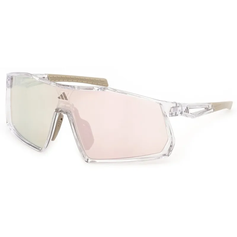 Top-Angebot adidas Kentro SP0123 Brille - Shiny Cristal Clear / Mirror Brown with Silver Mirror