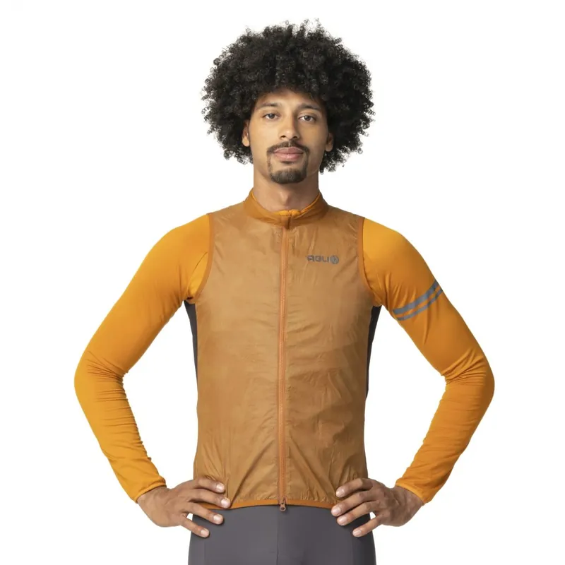 AGU Essential Wind-Weste Herren 44848000 - dark pumpkin Aktuell
