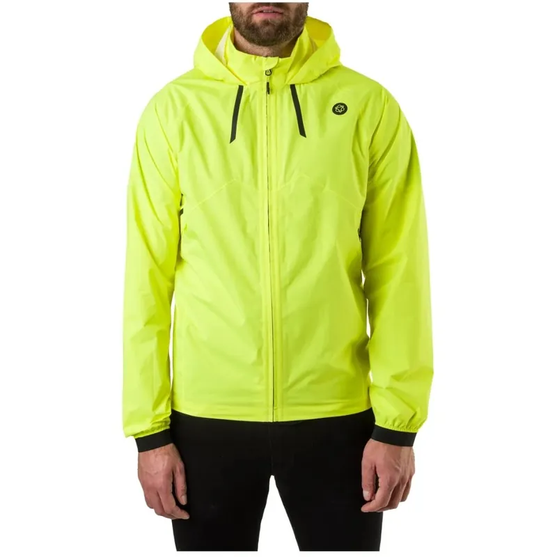 Ausverkauf AGU Commuter Compact Hi-Vis Regenjacke Herren - neon gelb