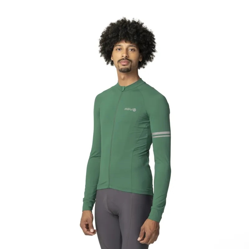 AGU Performance Solid Langarm-Trikot Herren - mystic green Direkt Vom Hersteller
